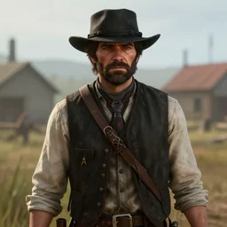 Film still of Matt Smith, from Red Dead Redemption 2 (2018 video game)