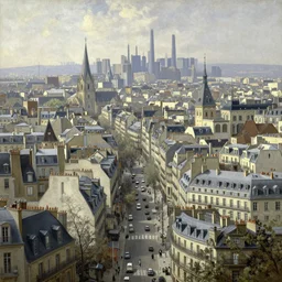 detailed cinematic wide shot of grey metropolis, ultra realistic, spring light, painting by gaston bussiere, craig mullins, j. c. leyendecker
