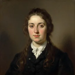 frontal portrait of jeanne, by nikolai makovsky