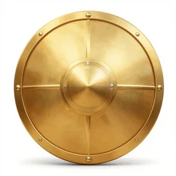 a gold golden round shield, a shield, a shield, a shield, artstation, hd, 8 k, sharp high quality artwork in style of greg rutkowski, concept art, blizzard warcraft artwork, hearthstone card artwork