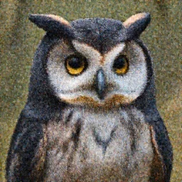 an owl in a bat coustume, highly detailed, mega detailed,