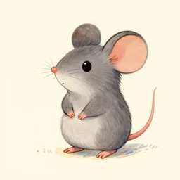adorable mouse illustration, ismail inceoglu