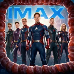 everyone from The Avengers is a worm, film frame, HD, IMAX