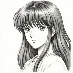 portrait of anime woman, pen and ink, intricate line drawings, by craig mullins, claire wendling, kentaro miura, greg rutkowski, loundraw