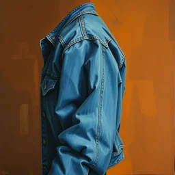 painting of jean jacket from the movie nope, 4 k, detailed