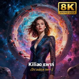 woman portrait, id magazine, collapsing ringworld, nebula in sky, epic scene, by victo ngai, kilian eng vibrant colours, dynamic lighting, digital art, winning award masterpiece, fantastically beautiful, illustration, aesthetically inspired by cronenberg, beksinski and dan mumford, trending on artstation, art by greg rutkowski, 8 k