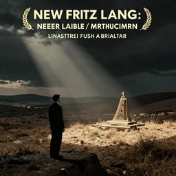 Cinematic concept art from the new Fritz Lang film