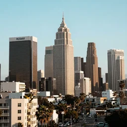 a photograph of los angeles without buildings