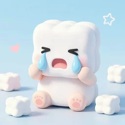 Cute Little Marshmallow Crying