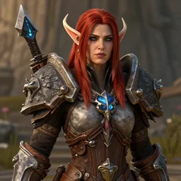 Katherine Proudmoore from World of Warcraft portrayed by Madchen Amick, detailed, 8k HD
