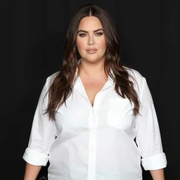fat megan fox in white shirt