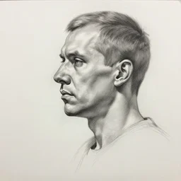 a realistic yet scraggly portrait sketch of the side profile of a stern and sophisticated jerry seinfeld, trending on artstation, intricate details, in the style of frank auerbach, in the style of sergio aragones, in the style of martin ansin, in the style of david aja, in the style of mattias adolfsson