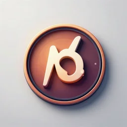 3D logo for music store
