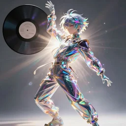 artwork inspired by archan nair, james jean isolated deepdream vinyl figure harajuku anime character design, figure photography, dynamic pose, holographic undertones, glitter accents on figure, anime stylized, accurate fictional proportions, high delicate defined details, ethereal lighting