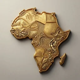 a extremely ultra highly detailed hi - res ultra highly detailed logo of africa, zoom out, 8 k, high textures, ultra hyper sharp, insanely detailed and intricate, super detailed, 8 k hdr ultra high quality digital art,
