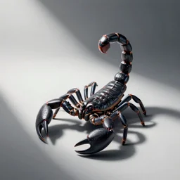 scorpion, avatar image, digital art, minimalism