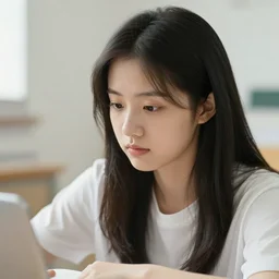 study girl