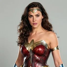 portrait of gal gadot as wonder woman, by laurie greasley