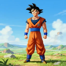 concept art of donald trump as a dragon ball character, beautiful landscape, 4k anime character illustration by akira toriyama, artstation