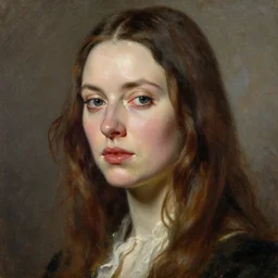 portrait of milla jovovich, oil painting by joseph mallord william turner, 1 8 th century, art, oil on canvas, wet - on - wet technique, highly realistic, expressive emotions, intricate textures, illusionistic detail, 4 k