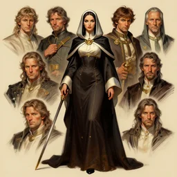 a full body portrait of a beautiful female cleric by Stanley Artgerm Lau, WLOP, Rossdraws, frank frazetta, Andrei Riabovitchev, Marc Simonetti, tranding on artstation