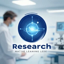 digital art logo for research lab focusing on machine learning in medical imaging