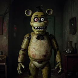 five nights at freddy's, liminal space, nightmare fuel, grotesque, cursed, found footage, vhs quality, back rooms