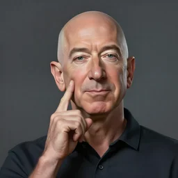 portrait of Jeff Bezos, expressive pose, futuristic, highly detailed, digital painting, artstation, concept art, smooth, sharp focus, by rembrandt