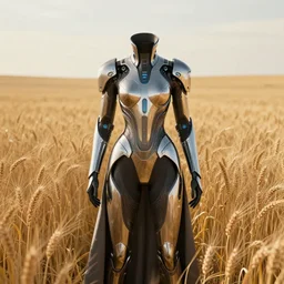 epic professional fashion photoshoot in the wheat field, futuristic digital clothing, natural lighting, unreal engine render, 8 k, detailed, intricate, detailed, best on artstation, cgsociety, epic, stunning, gorgeous, much wow, cinematic, masterpiece.