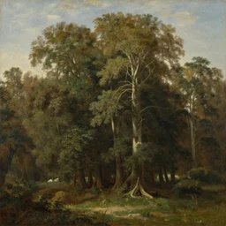 Trees, oil on canvas, by George Stubbs, trending on ArtStation, conceptart, masterpiece, detailed, cinematic composition, rule of thirds, 8K, no frames,