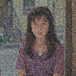 a frame from movie Amélie (2001)