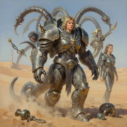 portrait action painting, perfect expression, subconscious connects, purified consciousness, foundation, swamp hydra usa representative liz cheney, fantasy character portrait, ultra realistic, wide angle, intricate details, dune, mass effect, artifacts, highly detailed, michael cheval, peter mohrbacher, boris vallejo, jessica rossier, oil painting, highly detailed, cinematic lighting, unreal, natural tpose