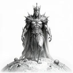 cinematic, hyperdetailed, symmetrical, 3 d point pencil drawing of a incommensurate entity, the enigmatic king of entropy at the end of everything, approaches slowly menacingly to earth, lovecraftian, torrential rain of blood, foggy apparitions, hires, unreal 5, octane, hyperrealism, dark fantasy, catalogue raisonne, autodesk maya, 8 k, saturated colors, colourful, photoshopped, by wayne barlow and zdzisław beksinski