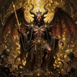 occult demon worship scene in hell, intricate detailed painting movie poster, golden ratio, trending on cgsociety, majestic, dark epic fantasy, trending on artstation, by Zdizslaw Beksinski, Darius Zawadzki and Gustave Dore, highly detailed, vibrant, cinematic quality character render; low angle; ultra high quality model; production quality cinema model