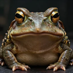 hyperrealistic mixed media image of a ( info wars alex jones ) face is bullfrog, stunning 3 d render inspired art by greg rutkowski and xiang duan and thomas eakes, perfect symmetry, toad flesh texture, realistic, highly detailed attributes and atmosphere, dim volumetric cinematic lighting, 8 k octane detailed render, post - processing, masterpiece,