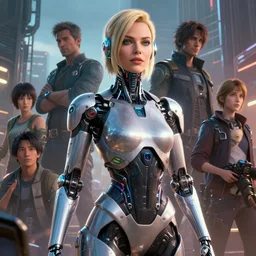 highly detailed portrait of gorgeous cybertronic carla gugino fembot in detroit : become human, stephen bliss, unreal engine, fantasy art by greg rutkowski, loish, rhads, ferdinand knab, makoto shinkai and lois van baarle, ilya kuvshinov, rossdraws, tom bagshaw, global illumination, radiant light, detailed and intricate environment