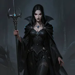 dark sorceress, warcraft, dark souls, elder scrolls, dungeons & dragons : : illustrated by artgerm, moebius, tooth wu : : quixel megascans, ray - tracing, redshift render, 8 k, insanely detailed and intricate, elegant, design, weta digital, imaginefx, photorealism, character design : : gothic, dark fantasy