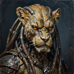 a portrait of the predator by chris warner, oil on canvas, deep depth field, masterpiece, by ken barthelmey and stan winston, trending on artstation, featured on pixiv, cinematic composition, hyper - detailed, hd, hdr, 4 k, 8 k