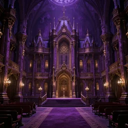 eldritch legislature, fantasy, realistic colorful photography, interior, hyperrealism, incredible, award - winning photography, regal, rich colors, by greg rutkowski, lovecraftian, purple
