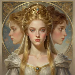 symmetry portrait of princess sorcerer, intricate, elegant, highly detailed, digital painting, artstation, concept art, smooth, sharp focus, illustration, art by artgerm and greg rutkowski and alphonse mucha, 8 k, inspired by lord of the rings, arcane