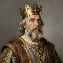 portrait of a medieval old king, by jean - baptiste monge, high quality, high resolution, 4 k, painted by cgsociety, rutkowski, gurney