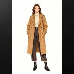 detailed and proportionally accurate illustration, women full body, fashion clothing, autumn, white background