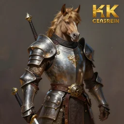 DnD centaur!!! character art portrait, by bobgreyvenstein, male, plate armored chest, sword, matte fantasy painting, vibrant colors, DeviantArt Artstation cgscosiety, cinematic lighting, 8k.