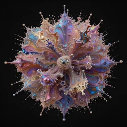 iridescent ferrofluid explosion : : dan mcpharlin daniel merrian : : ornate, dynamic, particulate, rich colors, intricate, elegant, highly detailed, centered, artstation, smooth, sharp focus, octane render, 3 d