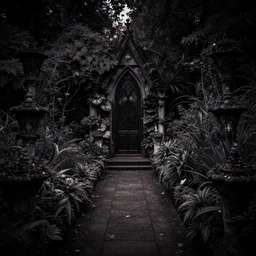 goth garden gorgeous dark plants pretty