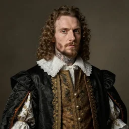 ultra detailed, 4 k portrait of a tattooed man wearing a baroque styled clothes by rachel ruysch