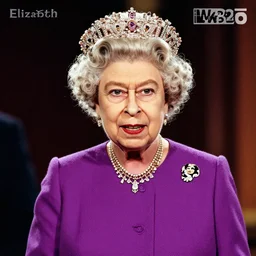 album cover of elizabeth ii as a rapper