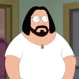 jared leto in the style of family guy