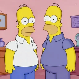 homer simpson with boris wjohnson 2