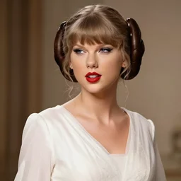 Taylor Swift as Princess Leia, by Mark Brooks